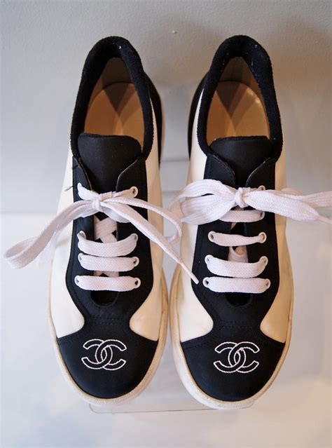 chanel classic sneakers|chanel women's high heel shoes.